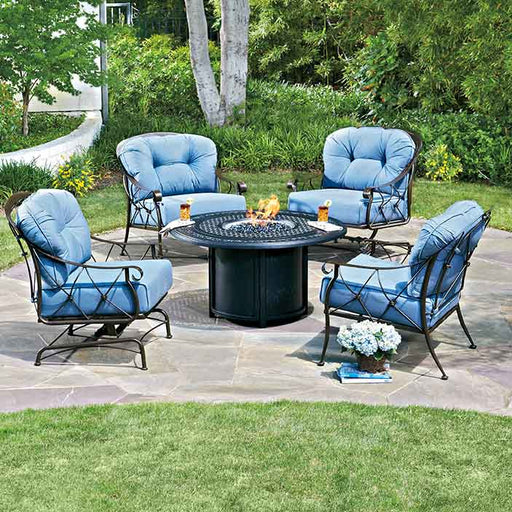 Derby Crescent Fire Pit / Love Seat Collection