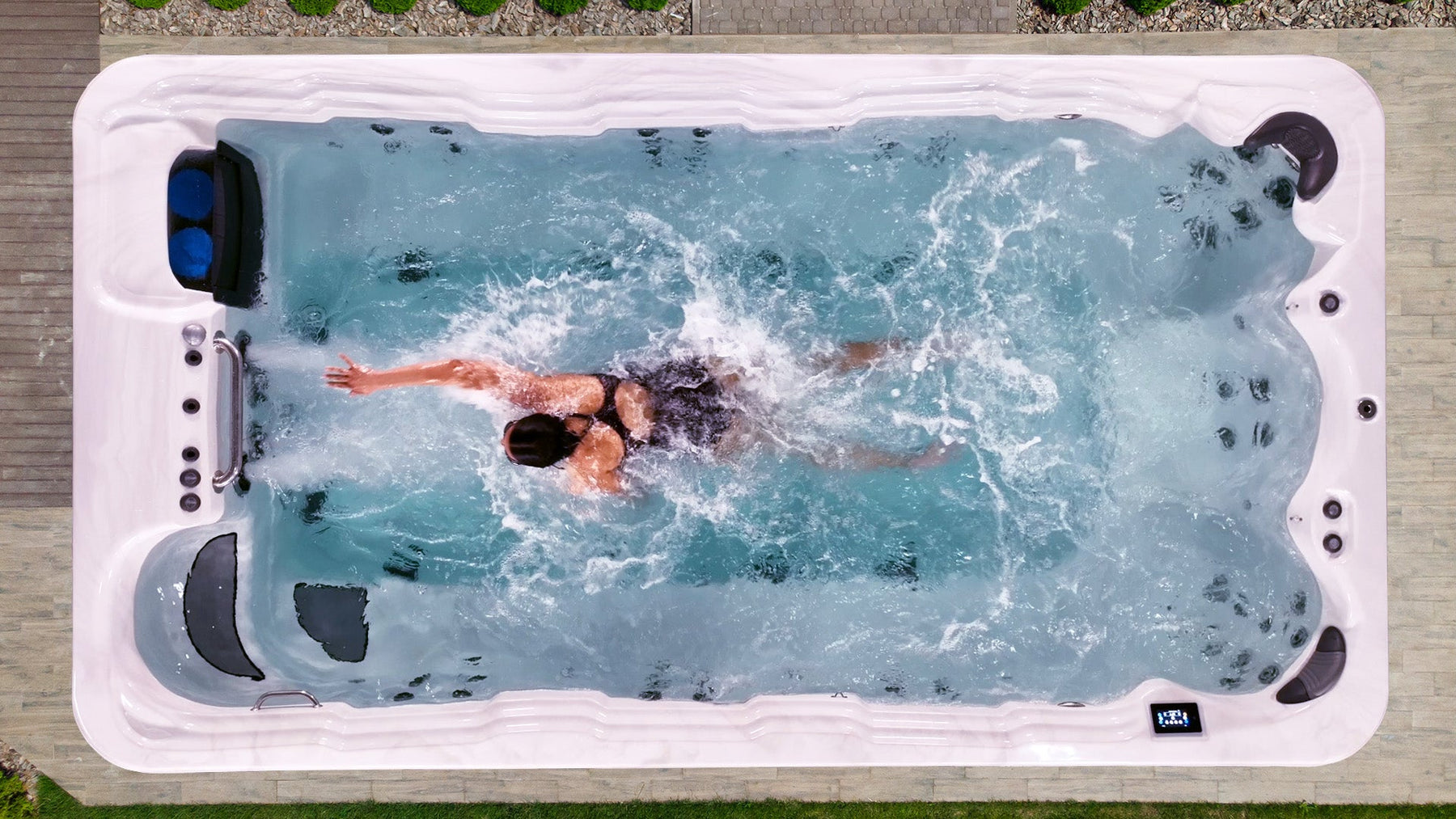 What Is A Swim Spa - Great Backyard Place