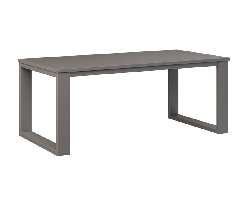 Nordic Poly Outdoor Rectangular Coffee Table
