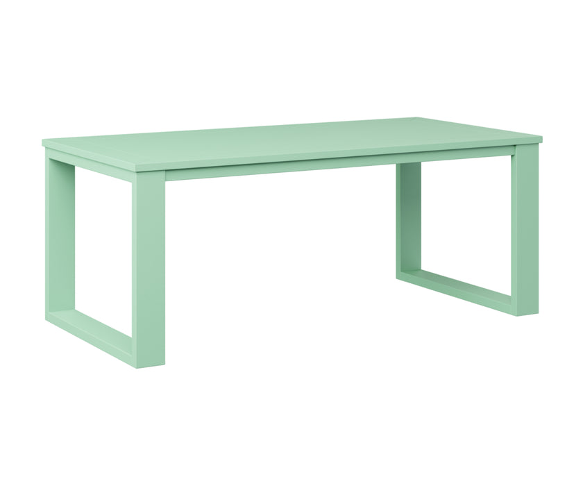 Nordic Poly Outdoor Rectangular Coffee Table