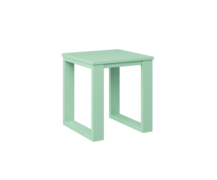 Nordic Poly Outdoor Square End Table