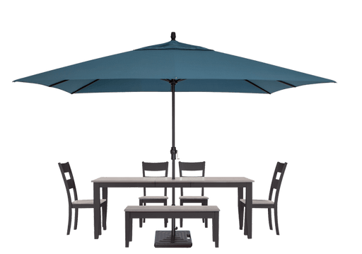 8’x11’ Crank Lift Patio Umbrella - Great Backyard Place