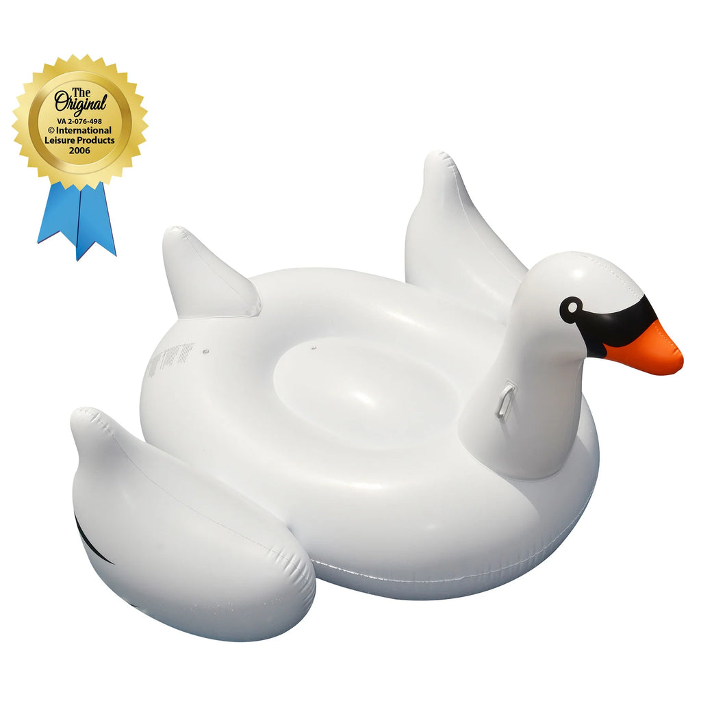 Big fashion mouth swan pool float