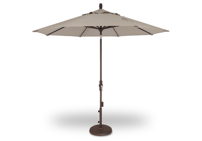 9’ Starlux Collar Tilt Patio Umbrella