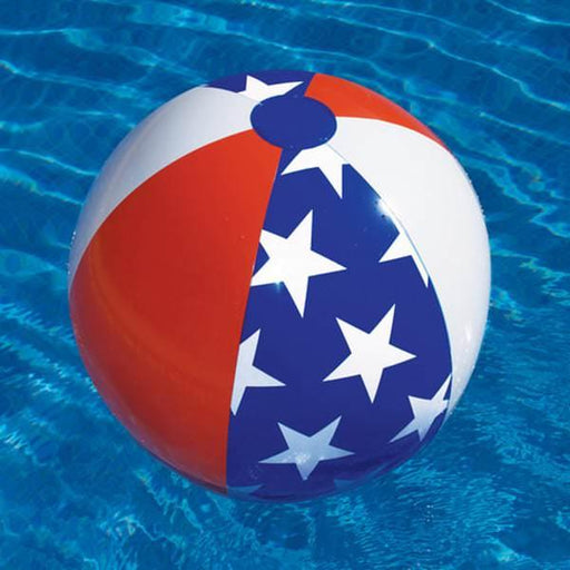 Americana Inflatable Beach Ball Pool Toy - Great Backyard Place