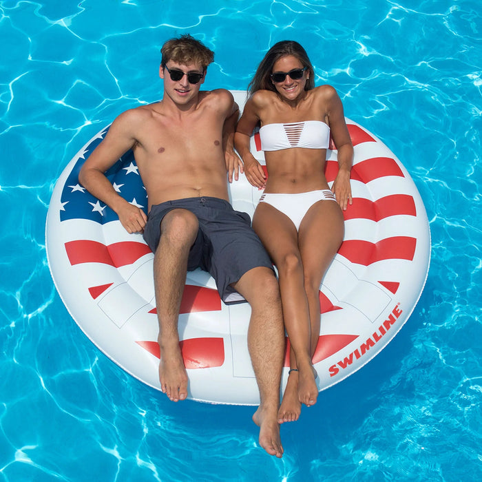 Americana Peace Island Lounger - Great Backyard Place