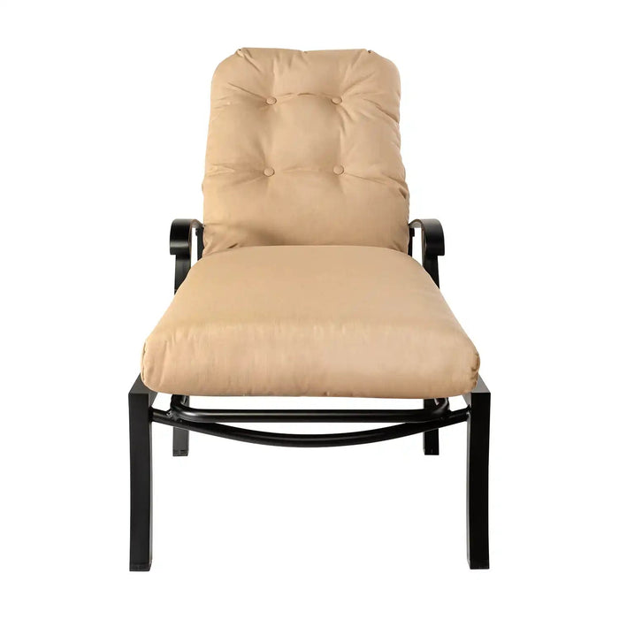 Cortland Cushion Aluminum Adjustable Chaise Lounge - Great Backyard Place