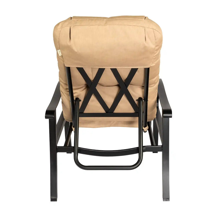 Cortland Cushion Aluminum Adjustable Chaise Lounge