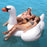 Giant Swan Pool Float - Great Backyard Place
