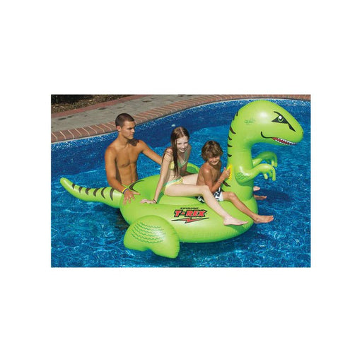 Giant T - Rex Ride - On Inflatable Swimming Pool Float - Great Backyard Place