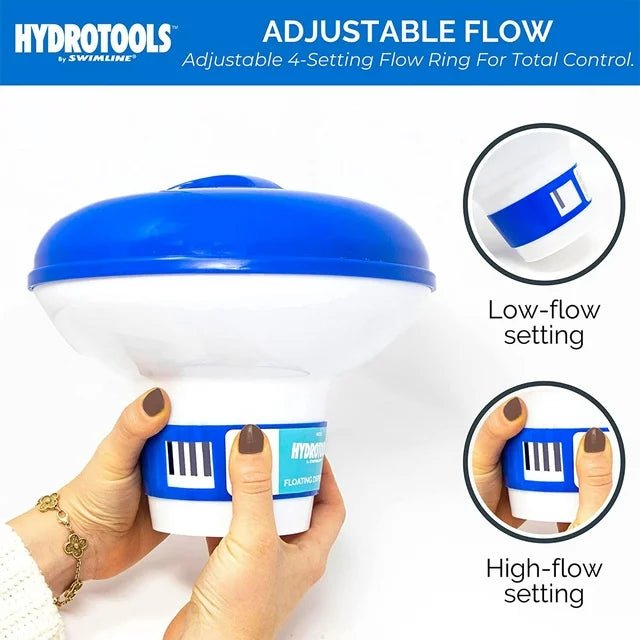 Hydrotools Large Pool/Spa Floating Chlorine Dispenser - Great Backyard Place