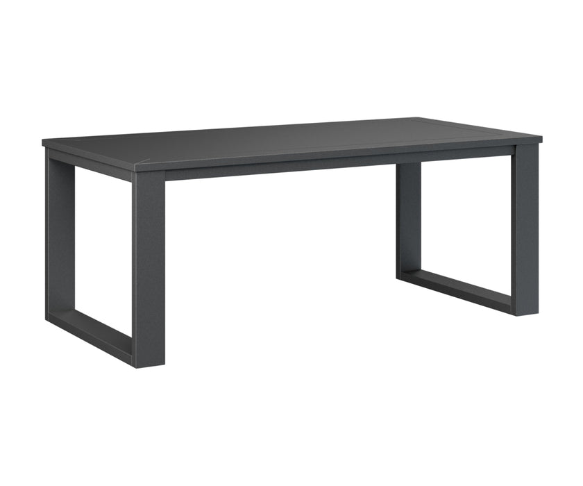 Nordic Poly Outdoor Rectangular Coffee Table - Great Backyard Place