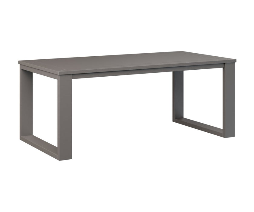 Nordic Poly Outdoor Rectangular Coffee Table - Great Backyard Place