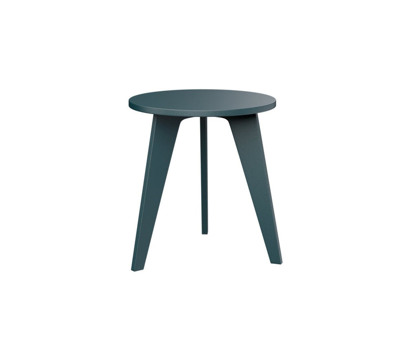 Nordic Poly Outdoor Round End Table - Great Backyard Place