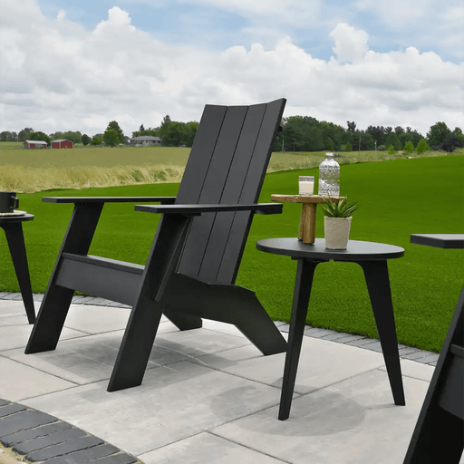 Nordic Poly Outdoor Round End Table - Great Backyard Place