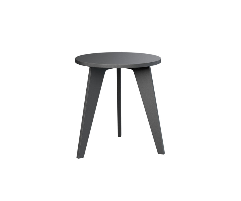Nordic Poly Outdoor Round End Table - Great Backyard Place