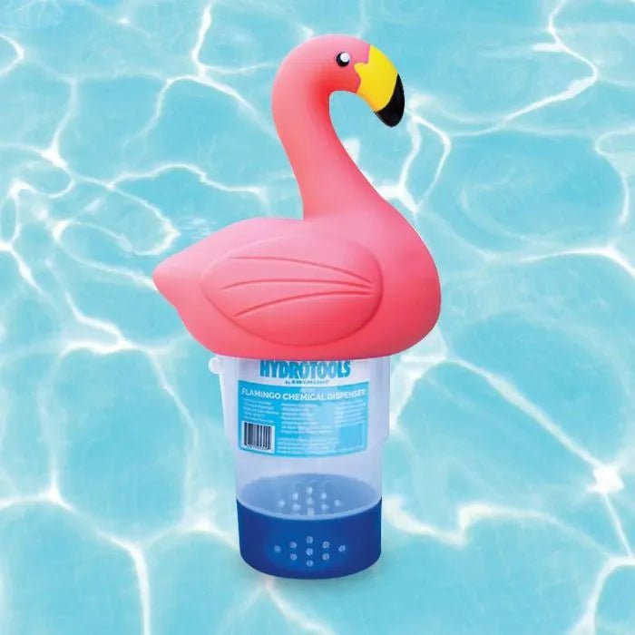 Pink Flamingo Floating Chemical Dispenser - Great Backyard Place