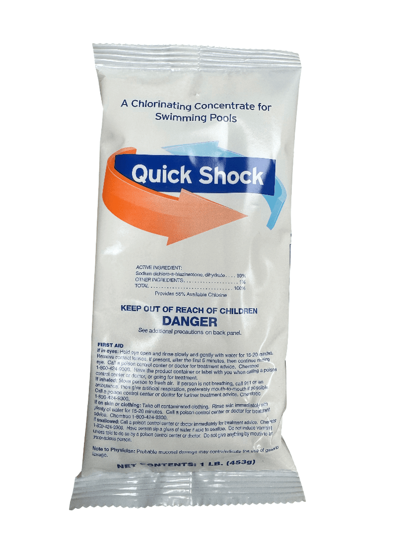Pool Place Easy/Quick Shock Dichlor - 1 Lb | Great Backyard Place