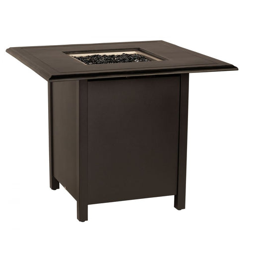 Solid Cast Complete Square Counter Height Fire Table - Great Backyard Place