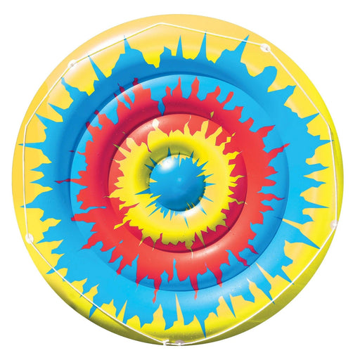 Spiral Tie Dye Island Float - Great Backyard Place