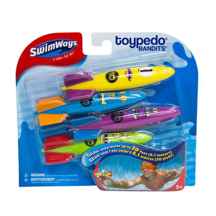 Toypedo Bandits Sinking Torpedo Pool Diving Toys