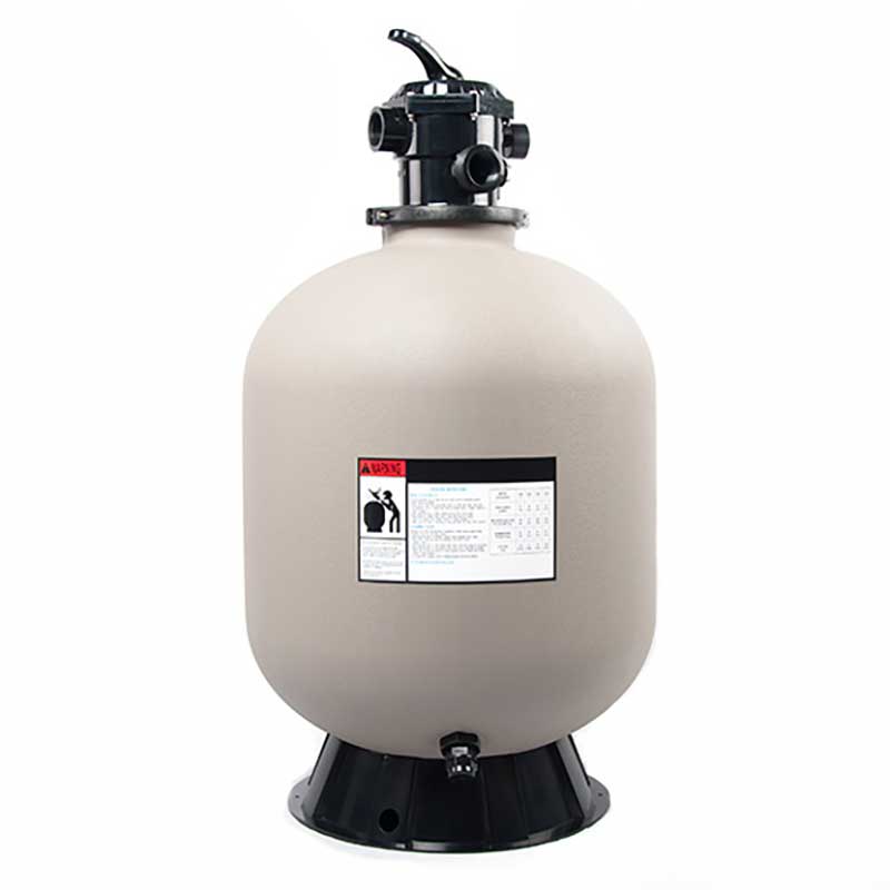 19" Above Ground Pool Sand Filter w/6 Way Valve - Great Backyard Place