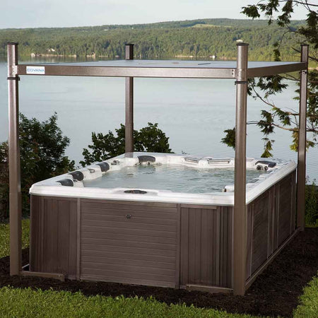 Evolution 10' Mocha Spa Cover | Great Backyard Place