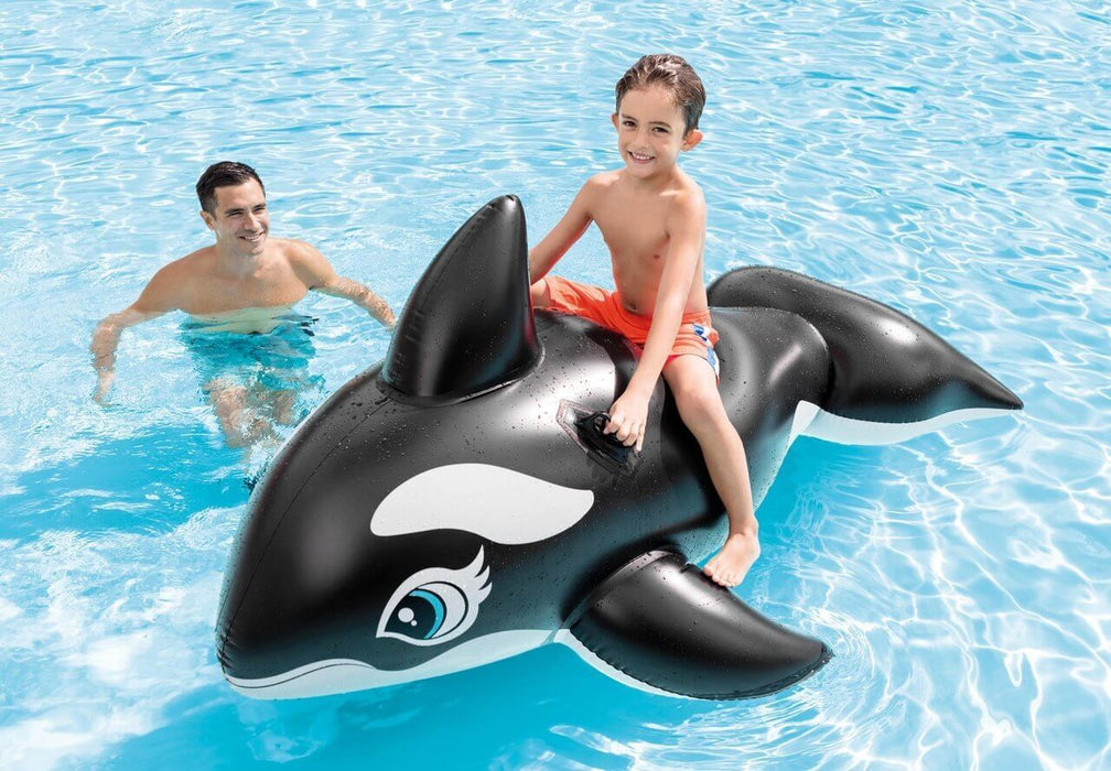 Inflatable Whale Ride On Swimming Pool Float Tube