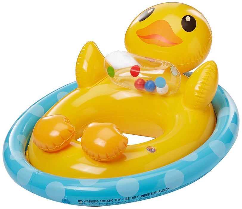 Inflatable See Me Sit Yellow Duck Pool Rider