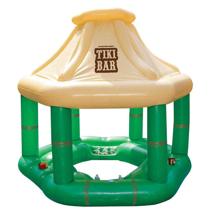 Inflatable Floating Tiki Swim Up Bar