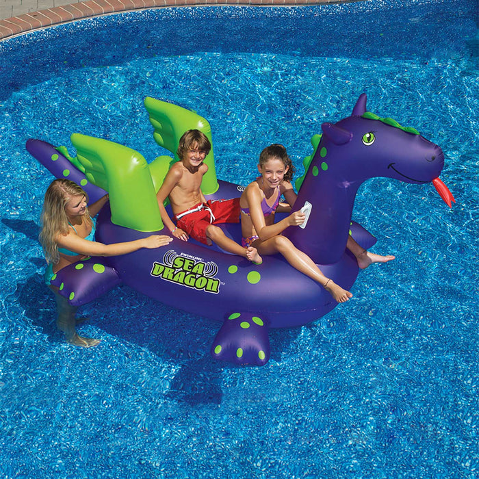 Sea Dragon Ride-On Inflatable Pool Toy