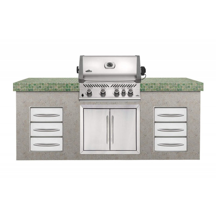 Built-in Prestige® 500 Stainless Steel Propane Gas Grill Head with Infrared R