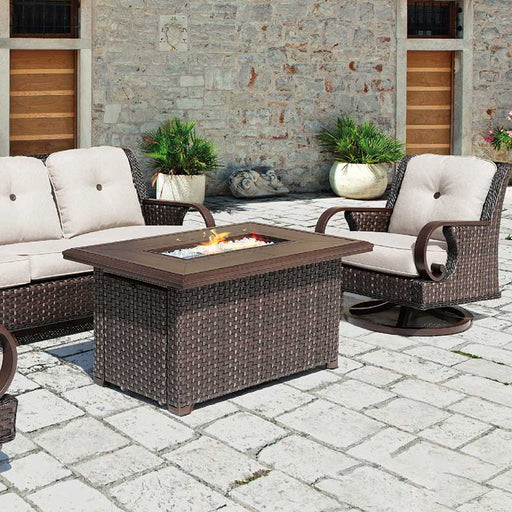 Brooks 4 Piece Seating Set w/Fire Pit