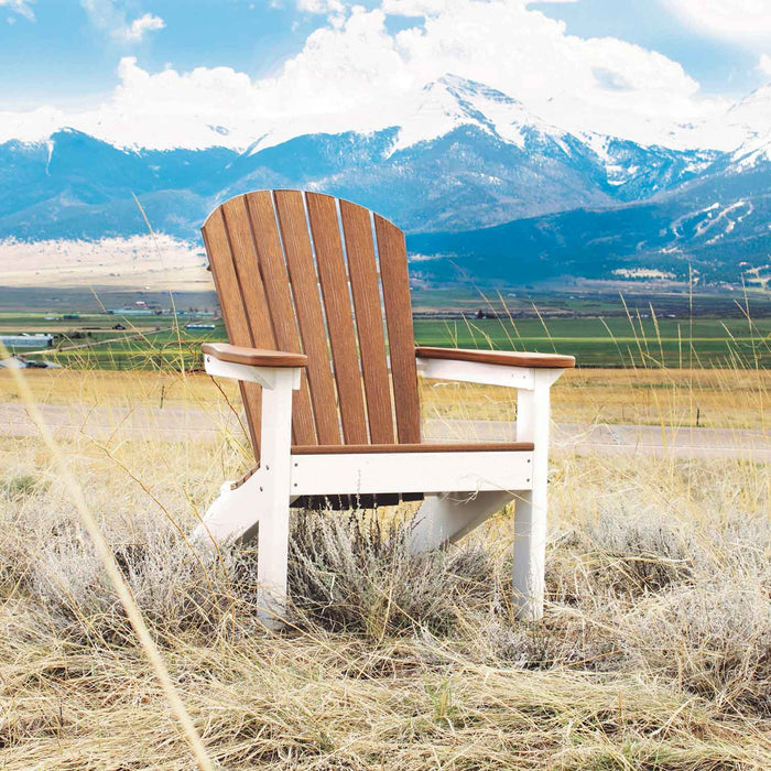 Comfo-Back Stationary Adirondack Chair sitting in a field