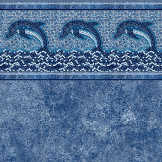 Dolphin Mosaic Tile, Avelino Floor In Ground Pool Liner