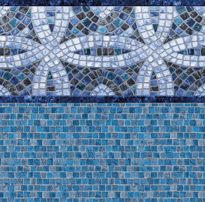 Elemental Tile, Stonecraft Mosaic Floor In Ground Pool Liner