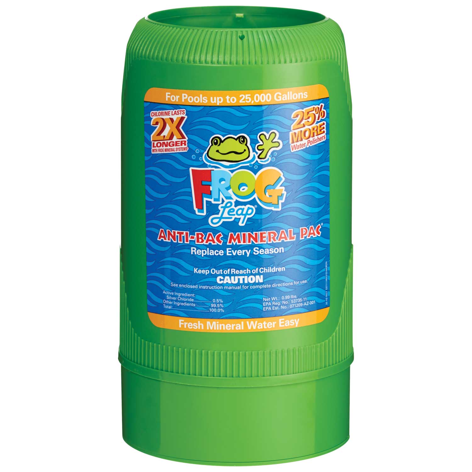 Frog Leap Anti-Bacterial Mineral Pac for Pools Default Title