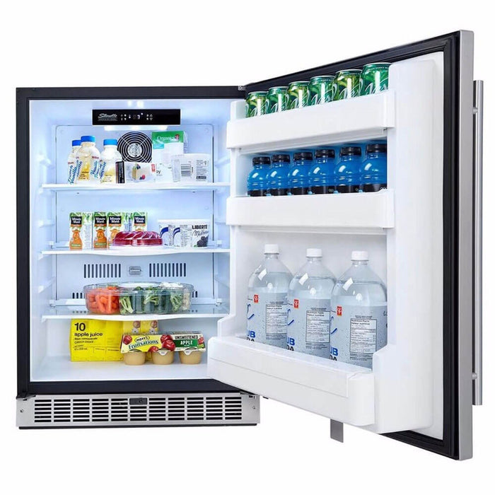 Outdoor Rated Stainless Steel Fridge