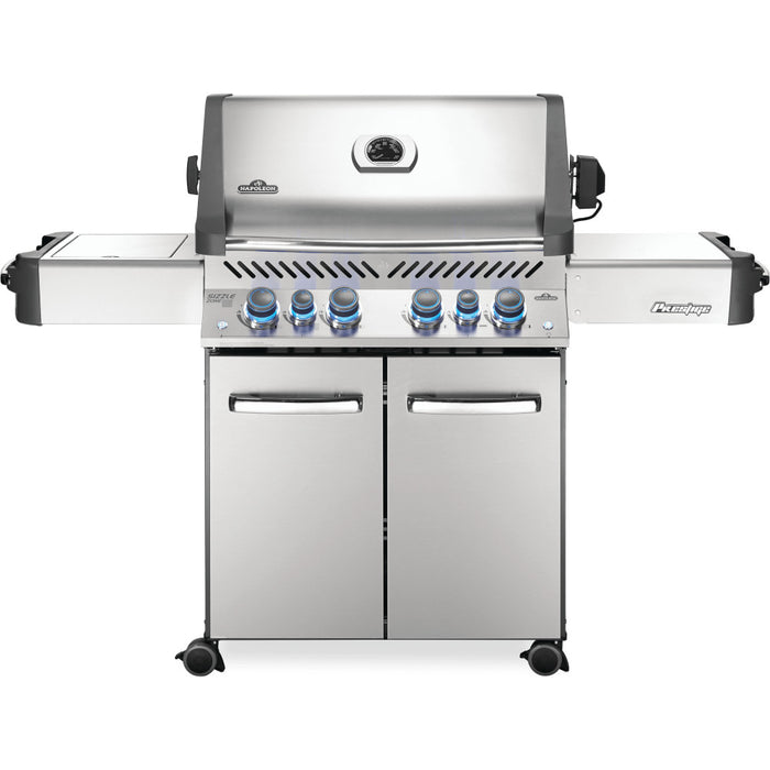Prestige ® 500 Stainless Steel Propane Gas Grill with Infrared Side and Rear B