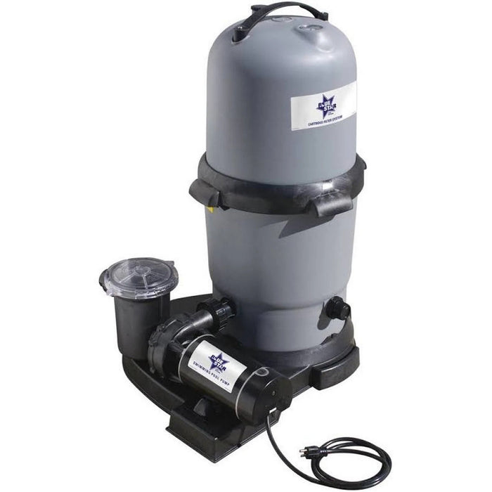 Above Ground 220 Cartridge Filter w/ 2 HP Pump Combo