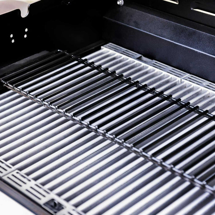Saber Deluxe R50CC0617 Black 500 32 Inch 3 Burner Infrared Propane Gas Grill 304 Stainless Steel Cooking Grates