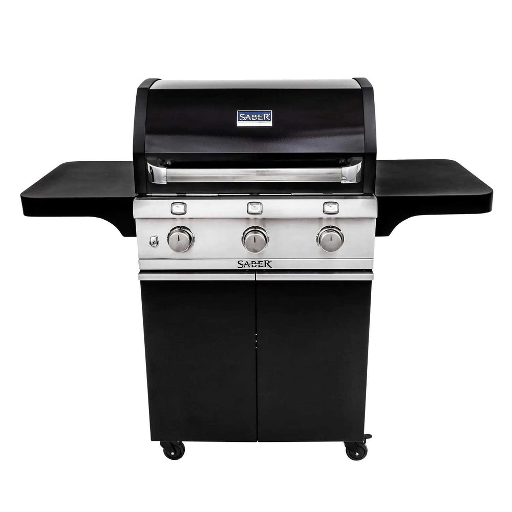 Saber Deluxe R50CC0617 Black 500 32 Inch 3 Burner Infrared Propane Gas Grill