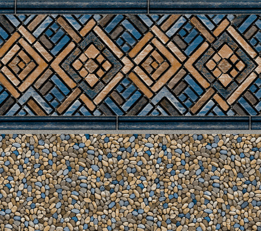 Tan Argos Tile, Clearwater Tan Floor In Ground Pool Liner