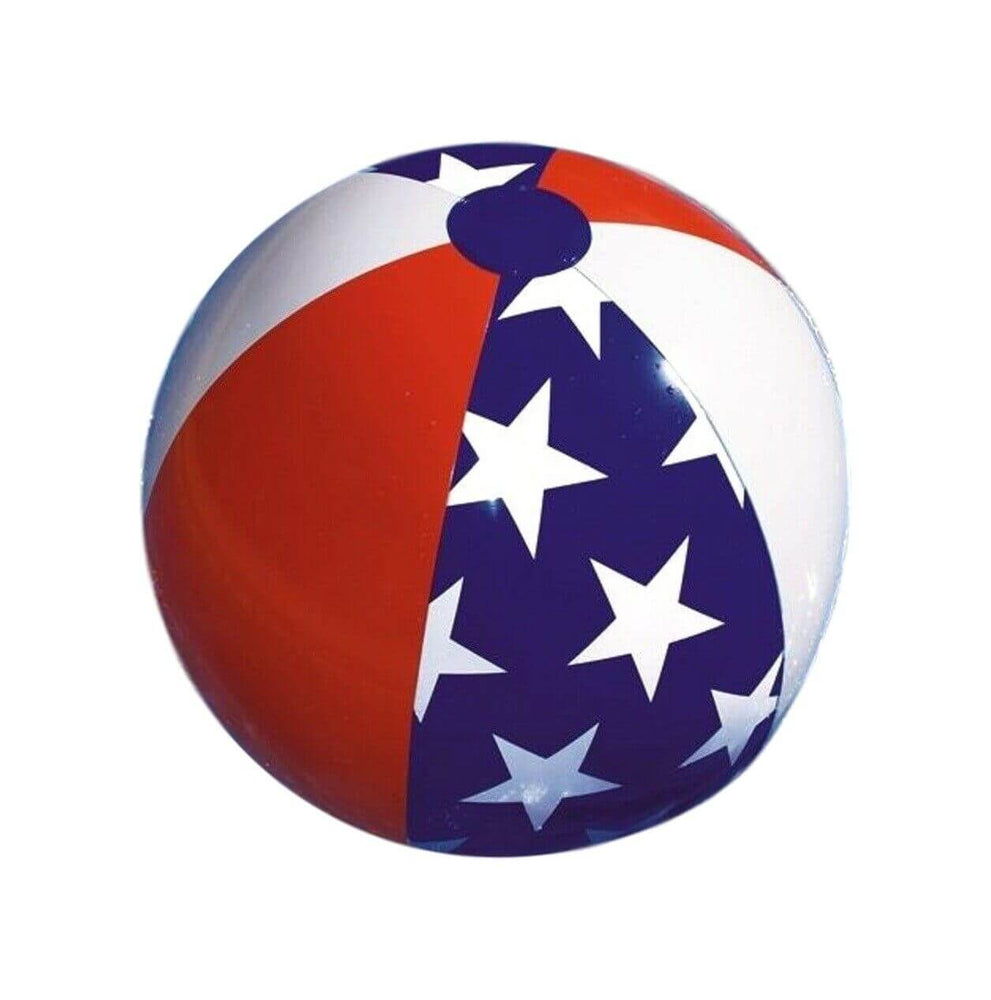 Americana Inflatable Beach Ball Pool Toy - Great Backyard Place
