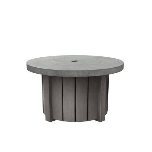 Antibes 42" Aluminum Wicker Firepit Lounge Set - Great Backyard Place