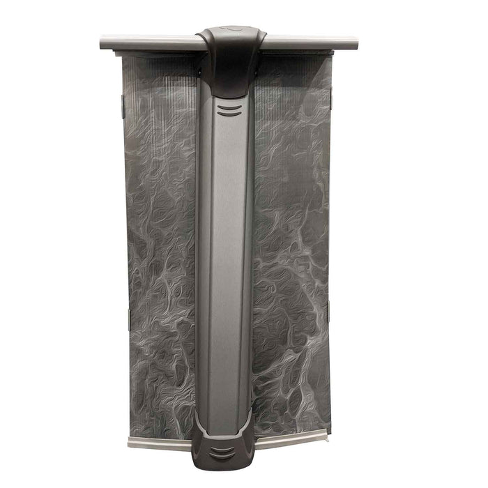 Antonia Round Above Ground Pool Kit (Silver) - Great Backyard Place