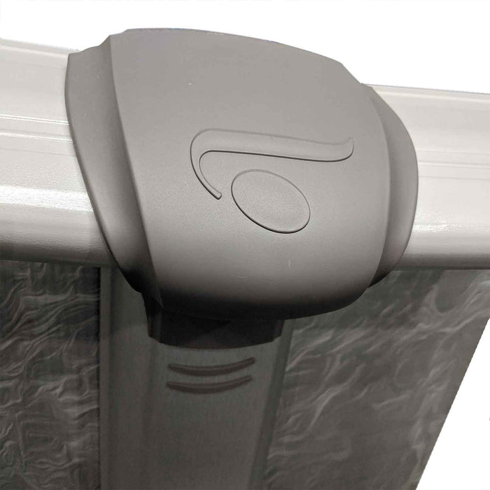 Antonia Round Above Ground Pool Kit (WorkFree) - Great Backyard Place