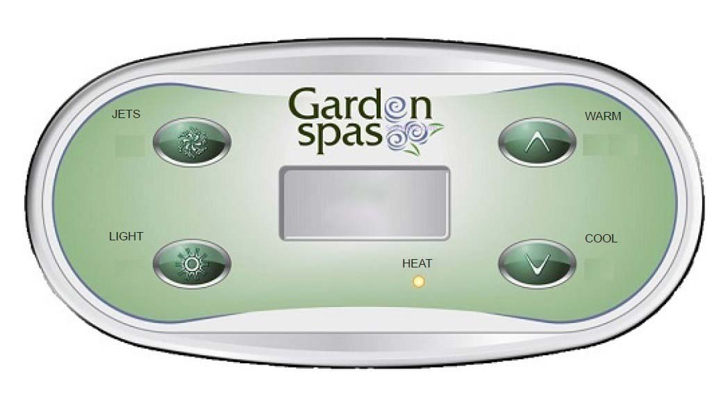 Artesian South Seas Spas™ Topside Control Panel - Great Backyard Place