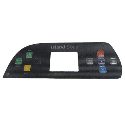 Artesian Spas Island Series Topside Control Panel Overlay 2P - Great Backyard Place