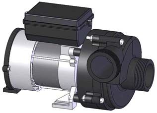 Artesian Spas Pump, Circulation, Switchless, 60Hz - Great Backyard Place